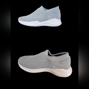 Jellypop Leah Slip-On Sneakers Grey Knit Comfort Fit Women’s 7M